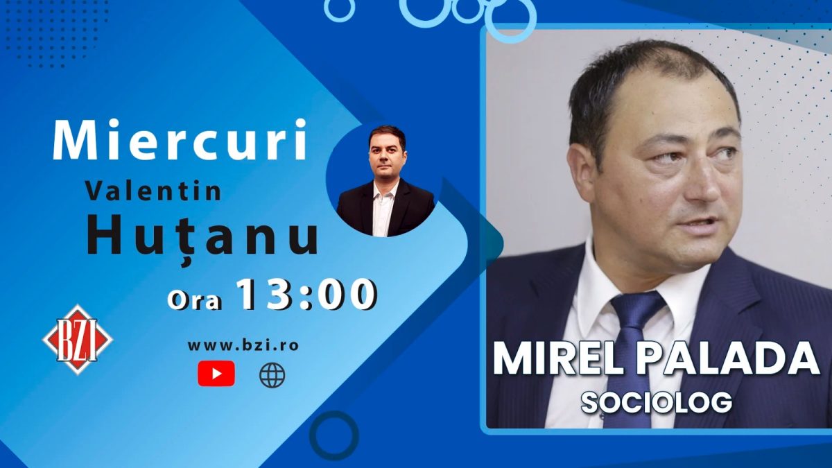 Sociologul Mirel Palada, dezvăluiri incredibile într-o nouă ediţie BZI LIVE