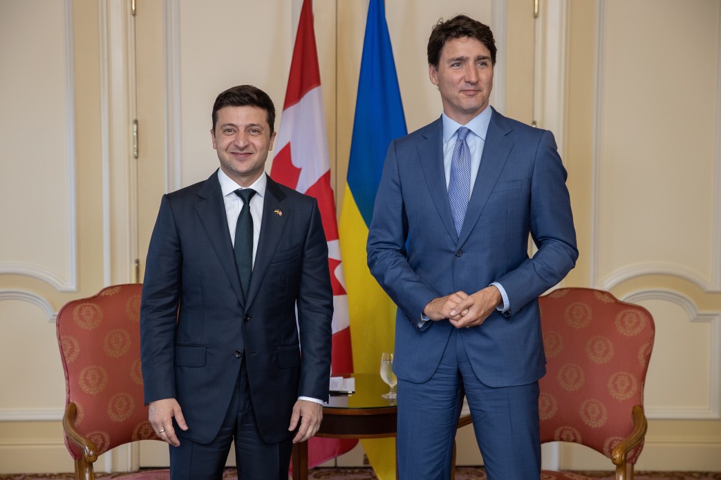 Volodimir Zelenski s-a întâlnit cu Justin Trudeau: „Ucraina are nevoie de mai multă asistență”