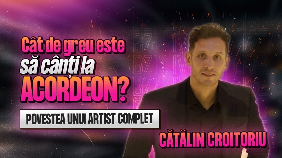 Iulian Cătălin Croitoriu, acordeonist, povestește pentru BZI LIVE despre tainele frumosului instrument