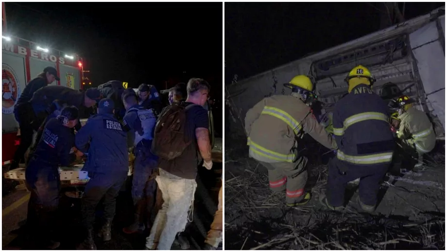 Tragedie uriașă în Mexic: un autobuz plin cu pasageri a căzut într-o prăpastie – VIDEO