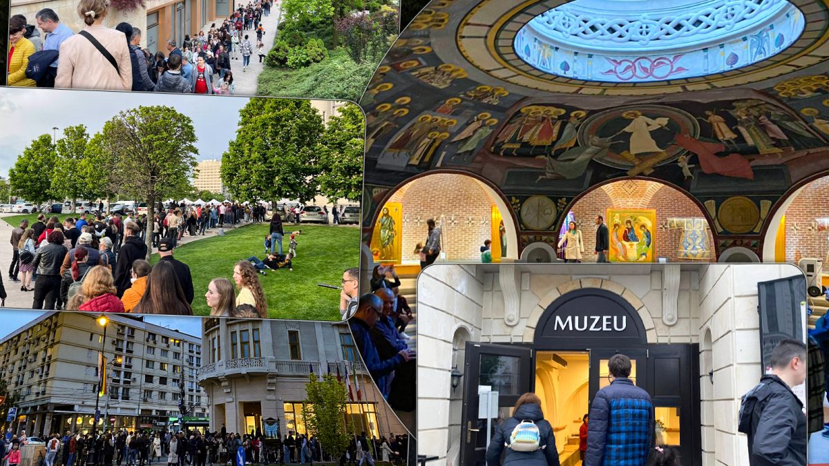 Noaptea Muzeelor 2023. Ieșenii au format cozi care s-au întins pe sute de metri, pentru a profita de intrarea liberă – GALERIE FOTO