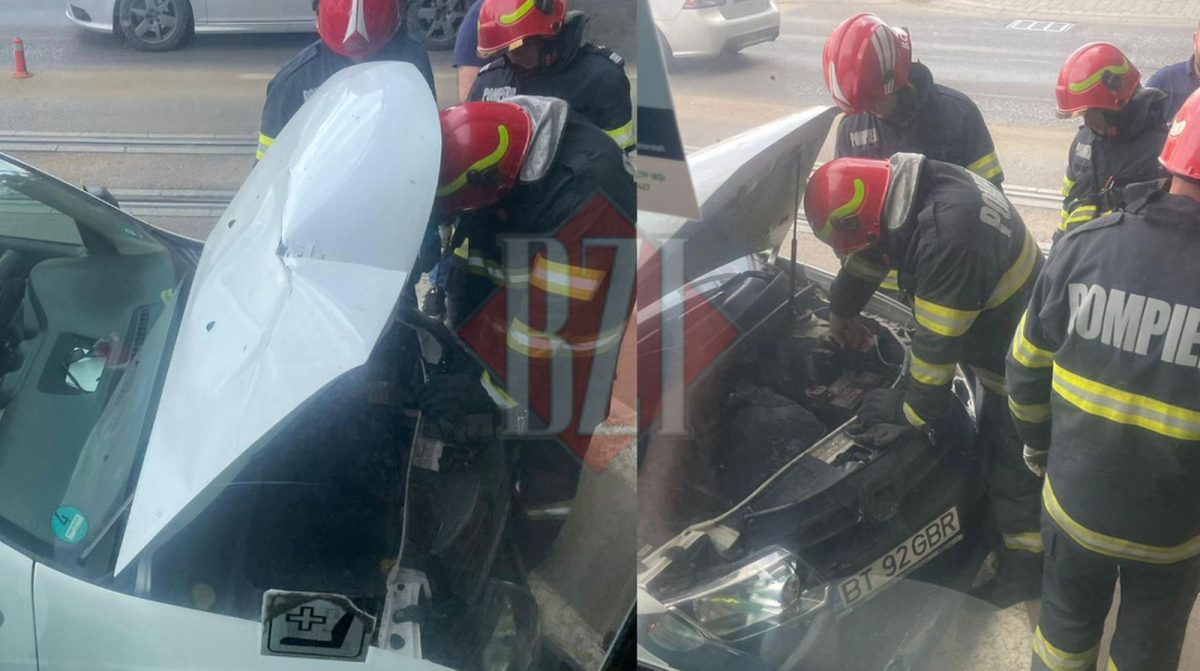 Nou accident rutier în municipiul Iași. Un autoturism s-a izbit de un buldoexcavator sub podul Nicolina – EXCLUSIV, FOTO, UPDATE
