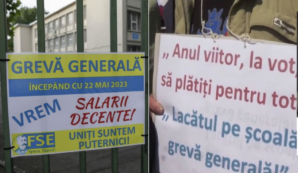 Pe lângă grevă, profesorii anunță că ies și la proteste de stradă. Situația ar putea dura câteva săptămâni