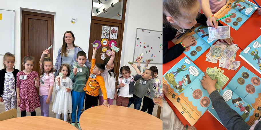 Educație financiară pentru preșcolarii din Horpaz: Buburuzele și-au deschis un stand și au vândut Albinuțelor limonadă proaspătă făcută chiar de ei