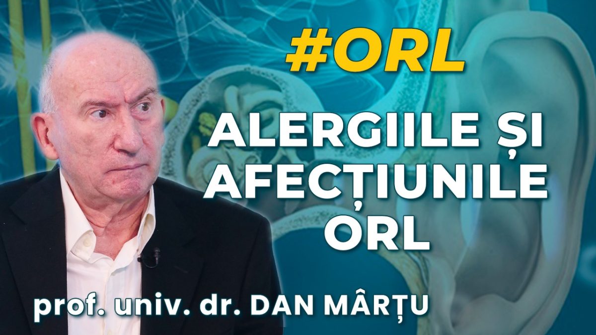 Profesor Univ. Dr. Dan Mârțu, medic primar ORL, discută în emisiunea BZI LIVE discută despre legătura dintre alergii și afectiunile din sfera ORL