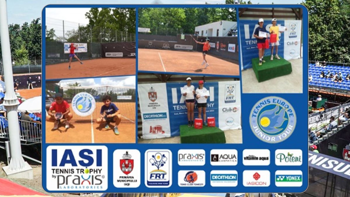 Peste 150 de jucători de tenis vor participa la turneul Iași Tennis Trophy By Praxis Laboratories. La competiție vor lua parte copii cu vârsta de maxim 12 ani din 16 țări – FOTO
