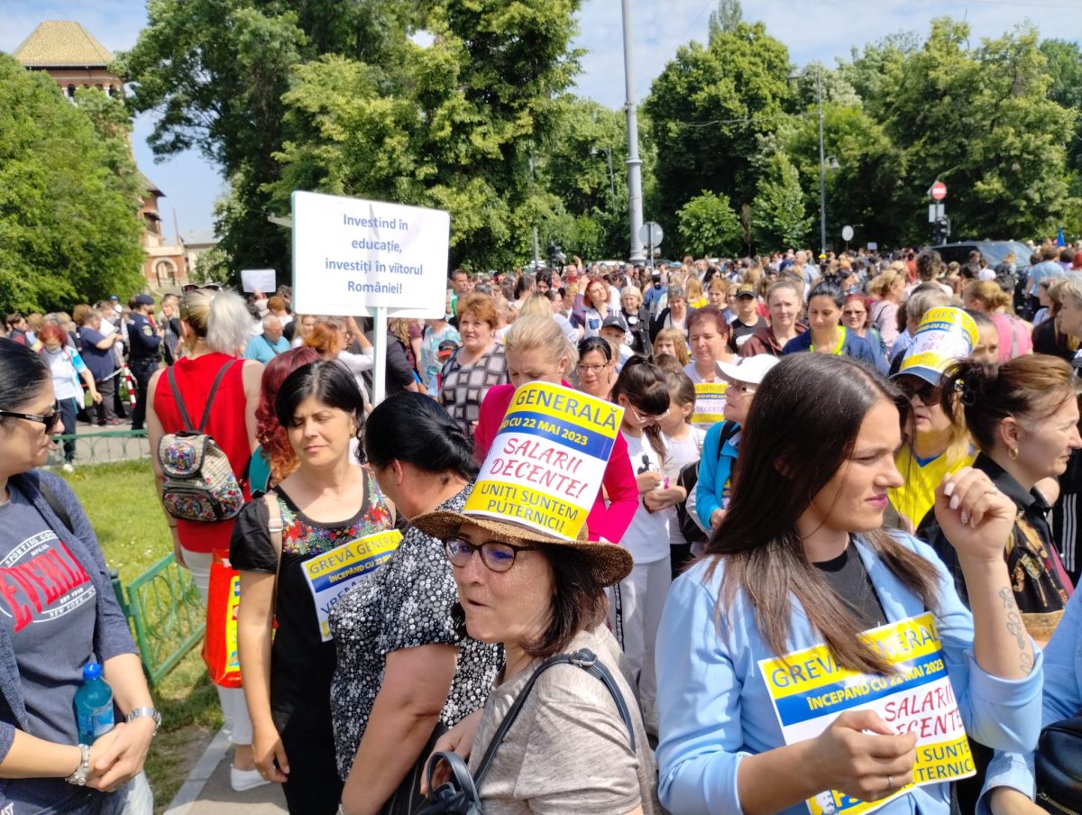 Nici un rezultat după negocierile profesorilor cu ministrul Muncii. Greva din Educație continuă