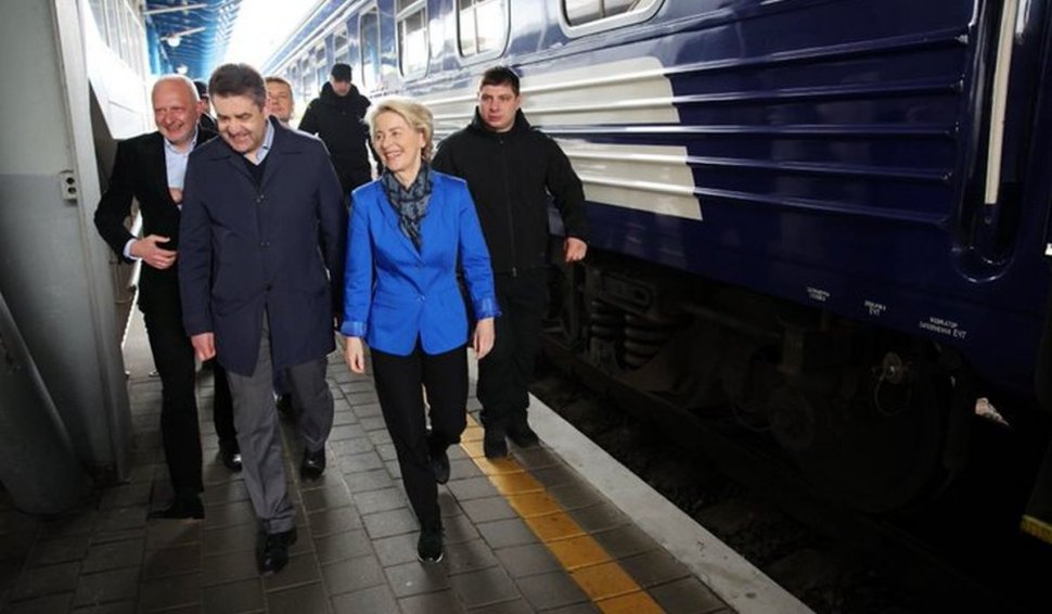 Ursula von der Leyen sărbătorește Ziua Europei în capitala Ucrainei: „Mă bucur să mă reîntorc la Kiev”