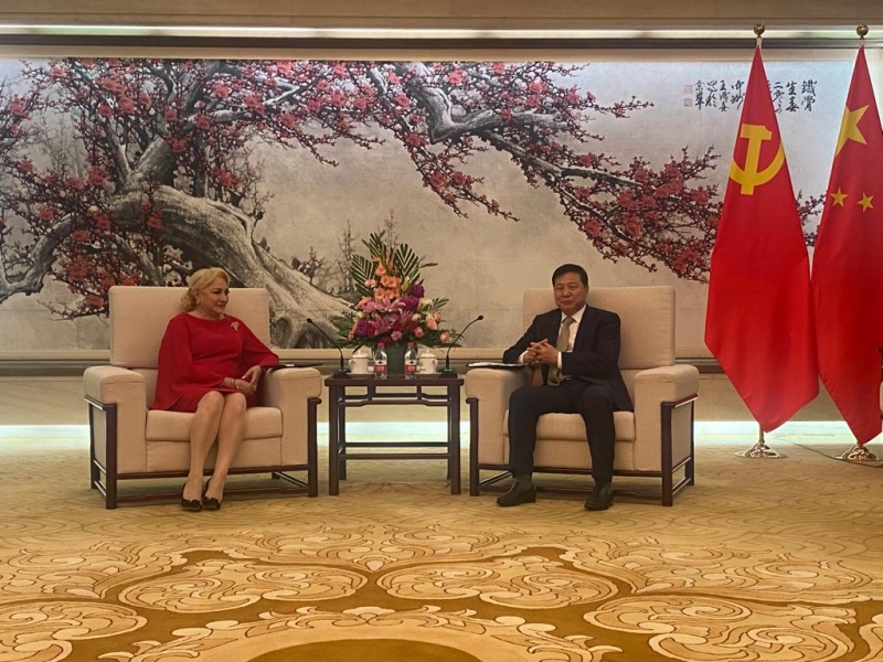 Viorica Dăncilă se află într-un turneu politic la Beijing: „Am conturat perspectiva clară a unor proiecte comune”