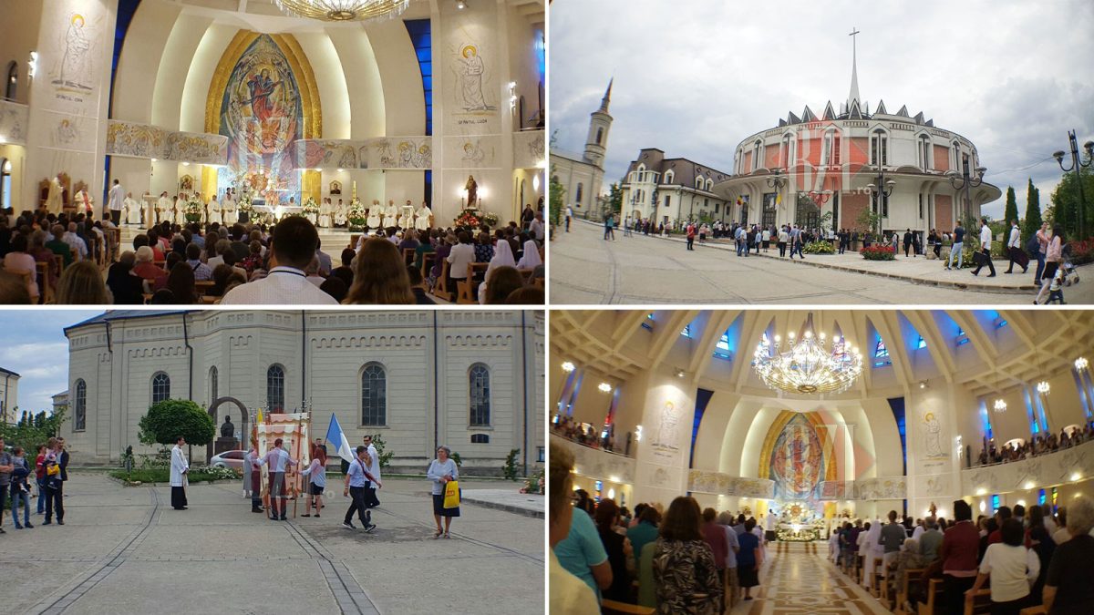 Biserica Romano-Catolică din Iaşi, procesiune cu ocazia sărbătorii Trupul şi Sângele Domnului