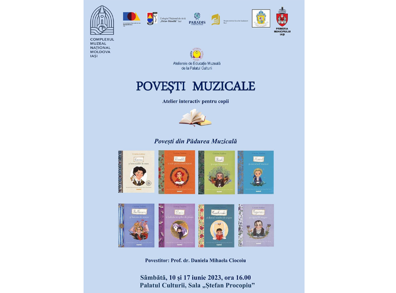 Ateliere de lectură la Palatul Culturii: „Povești muzicale”