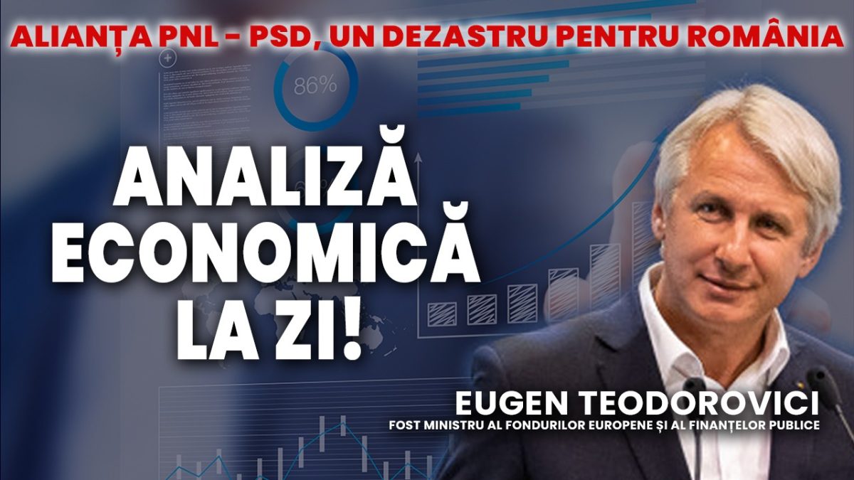 Eugen Orlando Teodorovici, fost ministru al Finanţelor şi Fondurilor europene, într-o nouă ediție BZI LIVE de interes național