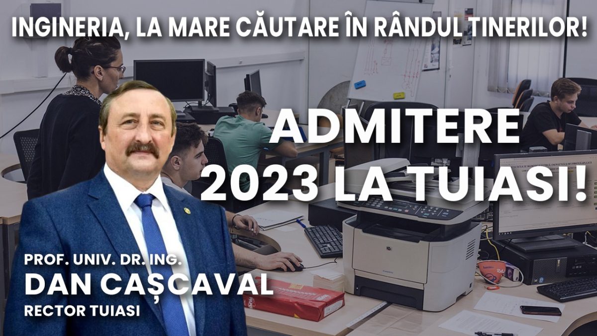 Despre atracția către inginerie și arhitectură, Admitere 2023, proiecte academice și realități educaționale, într-o emisiune BZI LIVE alături de prof. univ. dr. ing. Dan Cașcaval, rectorul TUIASI