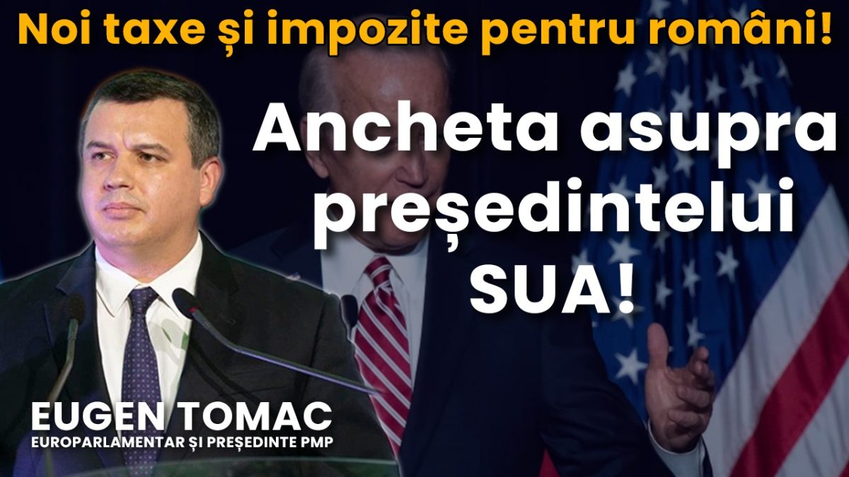 Liderul PMP România și europarlamentarul Eugen Tomac, într-o nouă emisiune-dialog BZI LIVE de impact și actualitate europeană