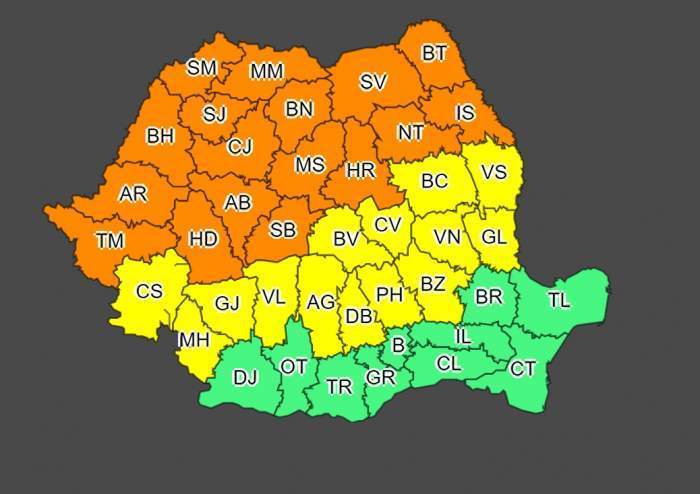 Anunț ANM de ultimă oră! Cod portocaliu de caniculă și vijelii în România