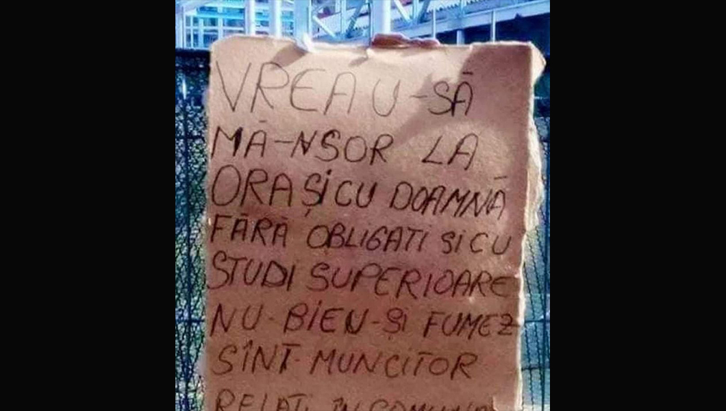 La un bar a fost publicat cel mai tare anunţ matrimonial: „Vreau să mă-nsor la orasi cu doamnă fără obligaţi …”