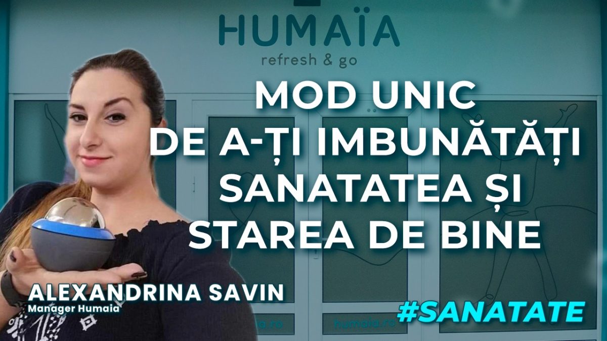 Alexandrina Savin, manager Humaia Iași, discută în emisiunea BZI LIVE despre terapiile naturale și non-invazive inspirate 100% din natură