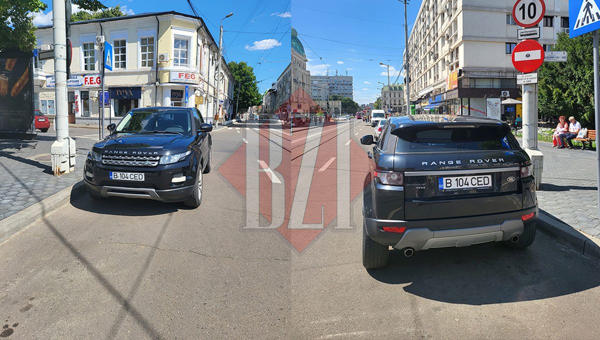 Cristian Stanciu se crede stăpânul Iaşului! Îşi parchează maşina unde doreşte, fără a fi sancţionat – FOTO
