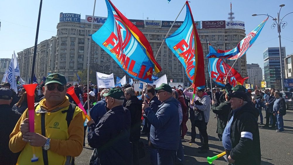Un nou protest în România. Angajații din construcții ies în stradă