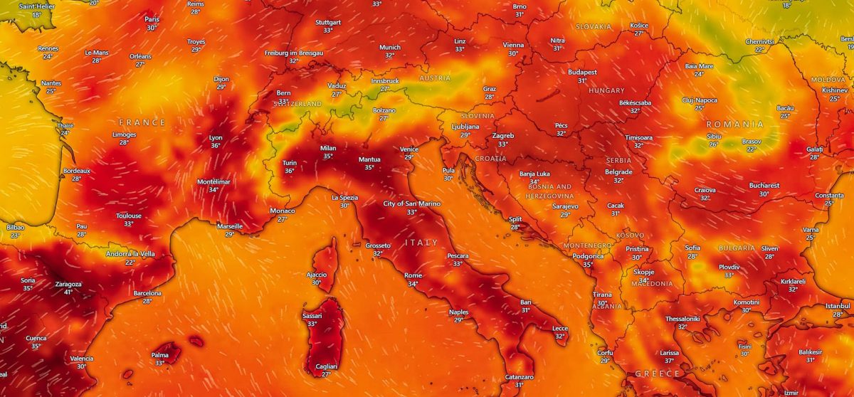 Valul de căldură ‘Charon’ lovește Europa! Se anunță condiții extreme