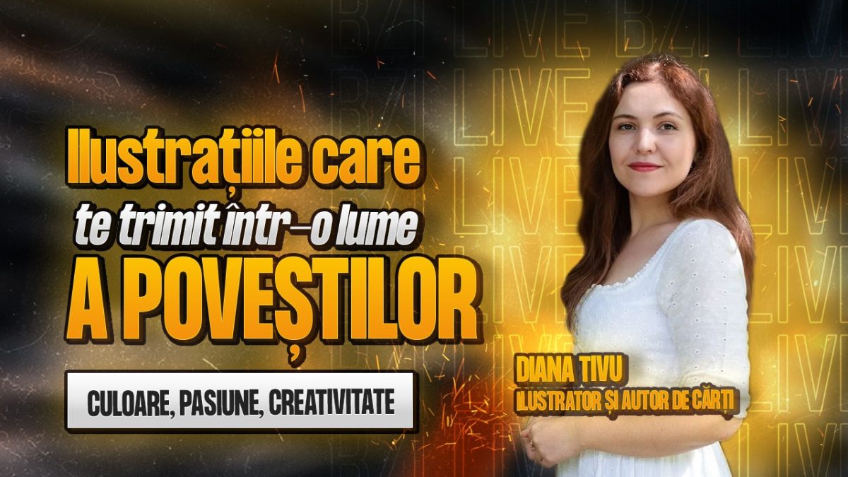 Diana Tivu, ilustratoare și autoare de cărți pentru copii, împărtășește pentru BZI LIVE despre secretele basmelor bine ilustrate