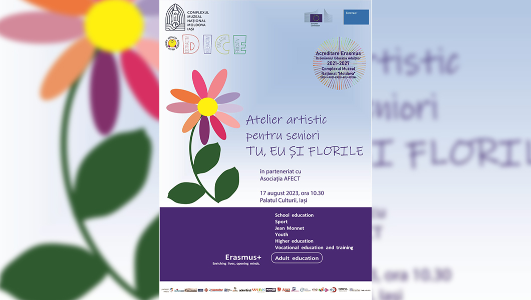 Atelier artistic pentru seniori, la Palatul Culturii din Iași