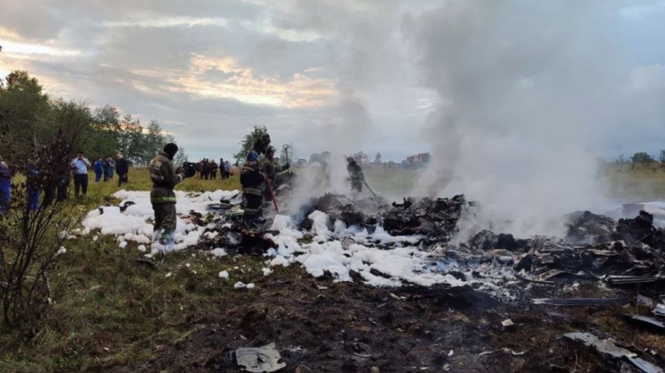 Cine se mai afla la bord împreună cu Evgheni Prigojin, în momentul prăbușirii avionului