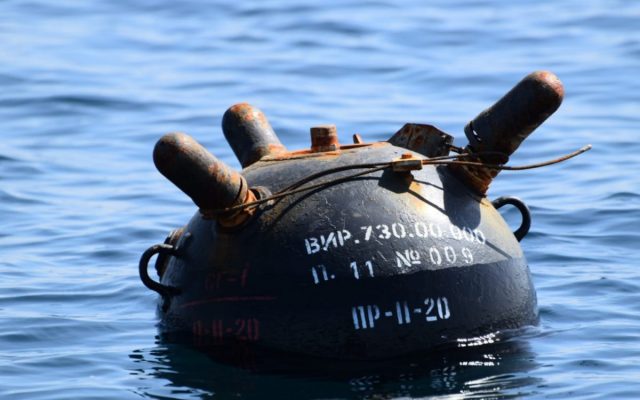 Incident pe litoralul românesc. O mină marină a explodat în Costinești – VIDEO