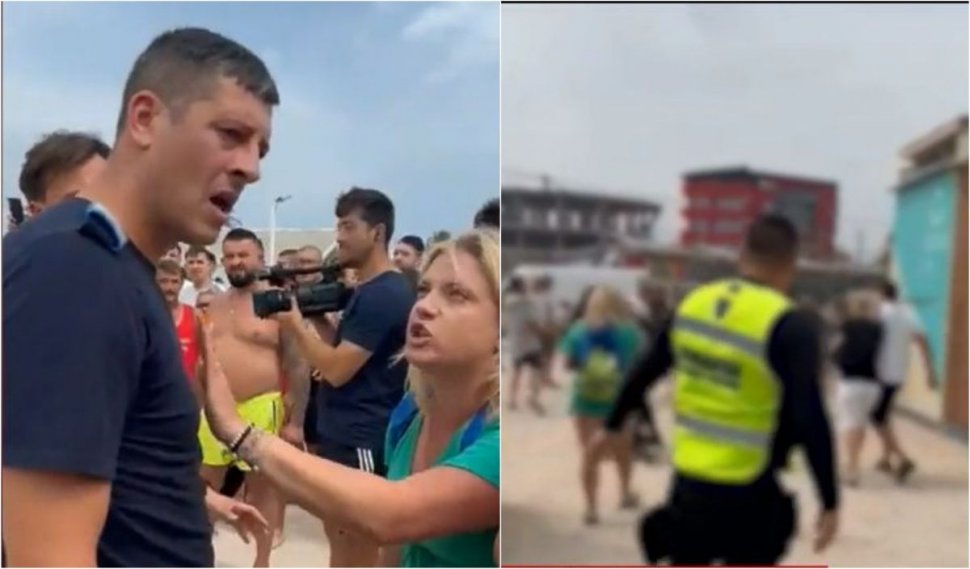 Turiștii bătăuși de pe plaja din Costinești au fost reținuți