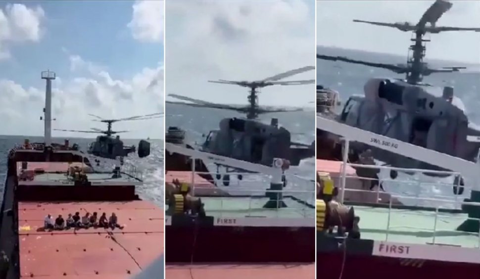 O navă rusească a deschis focul asupra unei nave-cargo în Marea Neagră. Cotația grâului a crescut după incident
