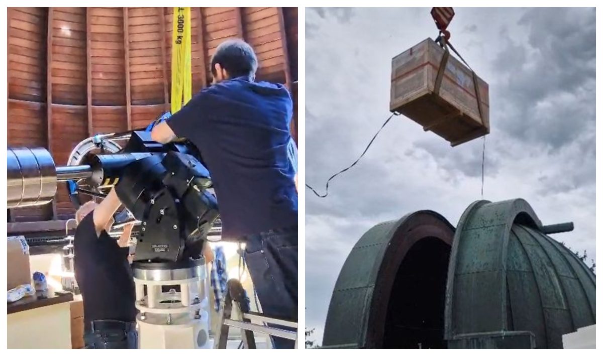 Telescop de ultimă generație montat la Observatorul Astronomic al UAIC!