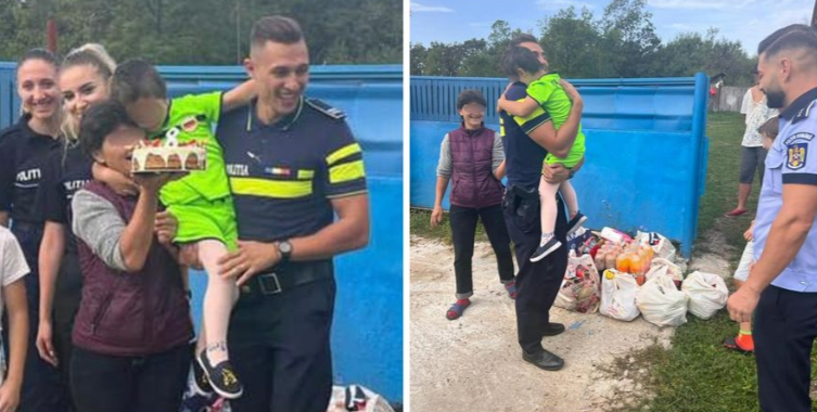 Agentul de Poliție din Gorj care a găsit un copil dispărut a făcut un gest minunat – FOTO