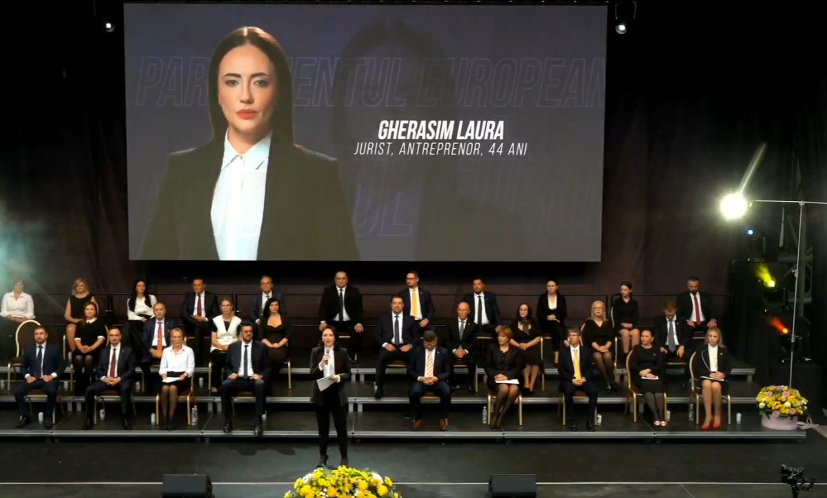 Discurs manifest al Laurei Gherasim, candidat AUR la Europarlamentare: ” AUR nu este o alternativă. Este ultima șansă pentru România. ”