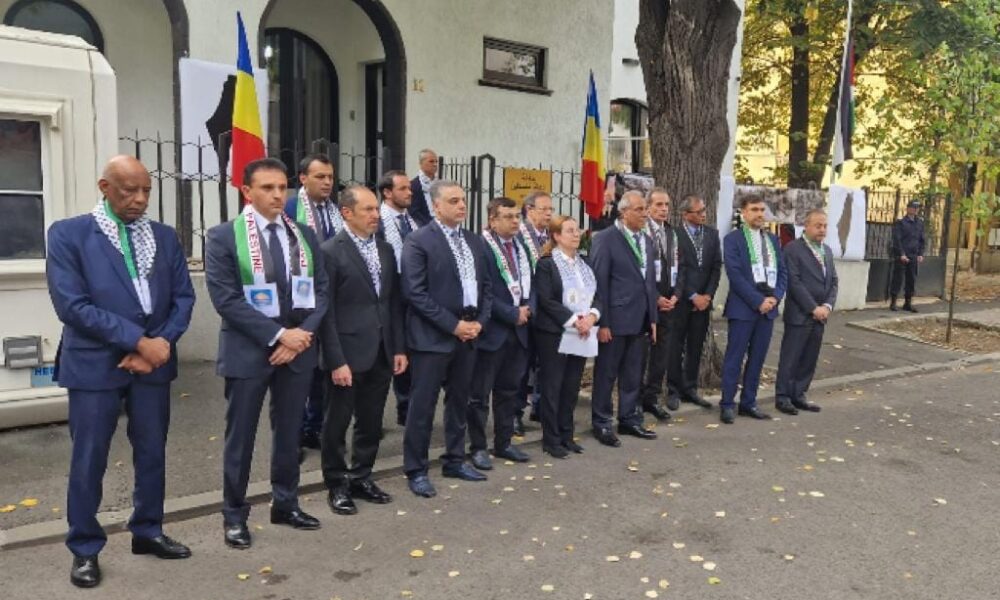 Palestinienii din România organizează astăzi un miting de solidaritate cu Gaza, în Capitală