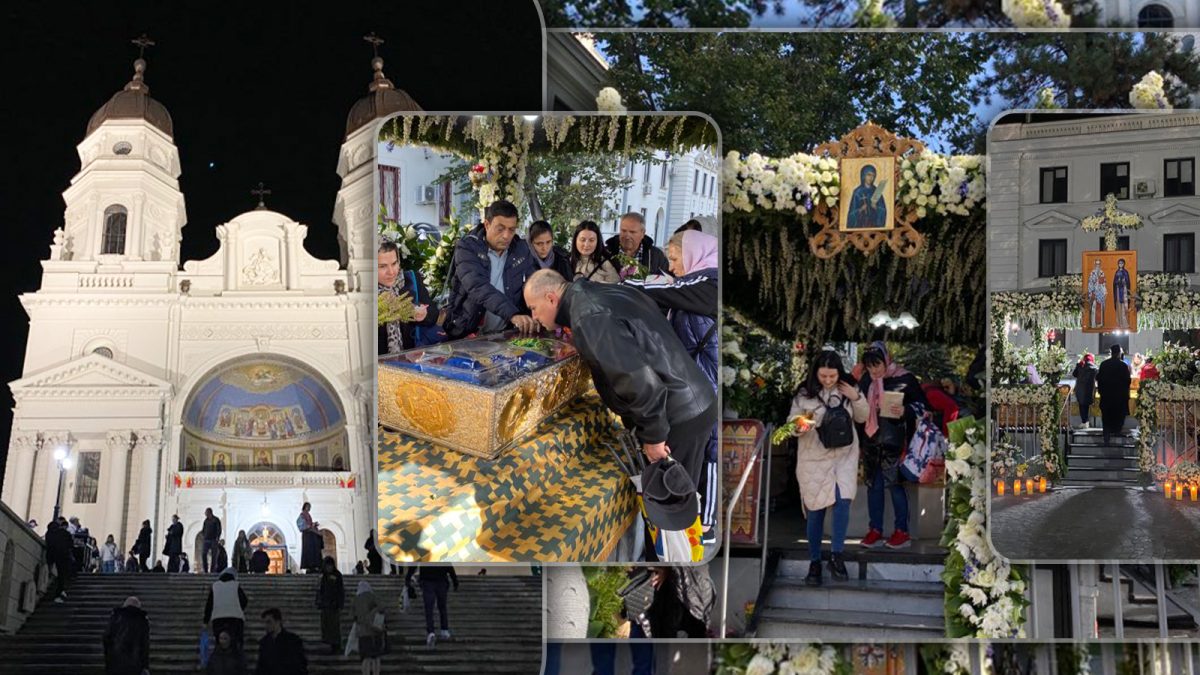 Mii de pelerini din întreaga țară au venit pentru sărbătoarea Sfintei Cuvioase Parascheva la Iași – FOTO