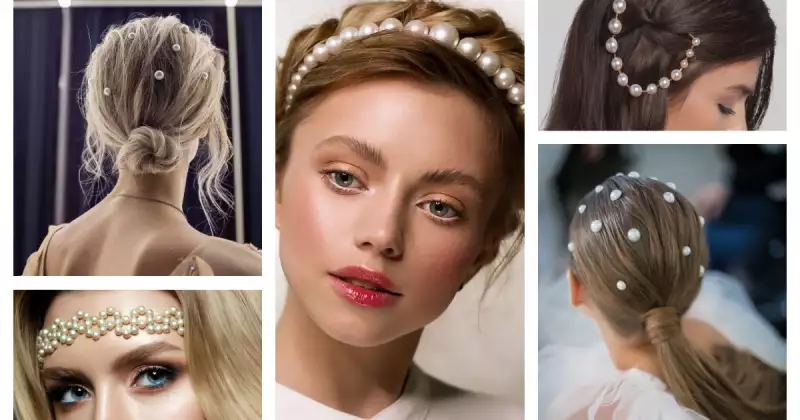 Coafuri cu perle. Idei spectaculoase pentru un look atrăgător