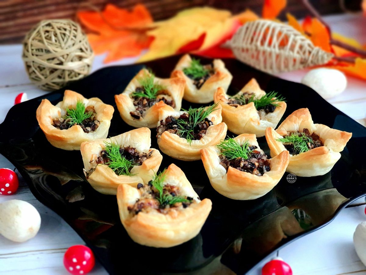 Coșulețe aperitiv din foietaj. Cum să realizezi cea mai delicioasă gustare