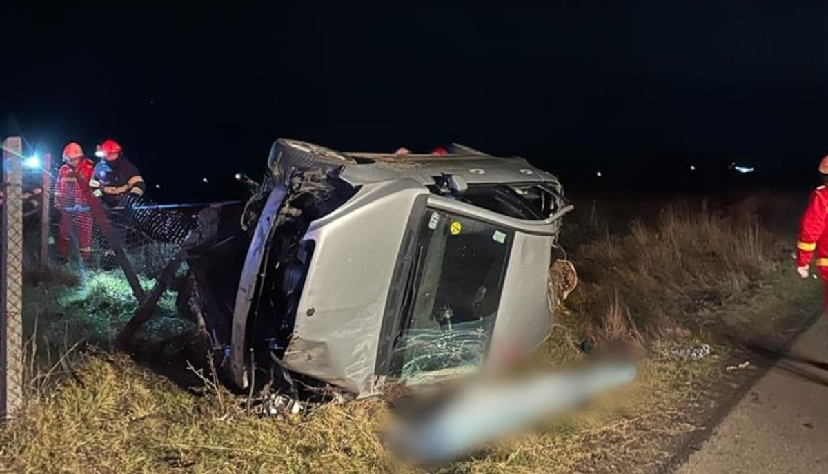 Accident mortal la BuneștI! Un tânăr de 19 de ani, a pierdut controlul mașinii care s-a răsturnat de mai multe ori
