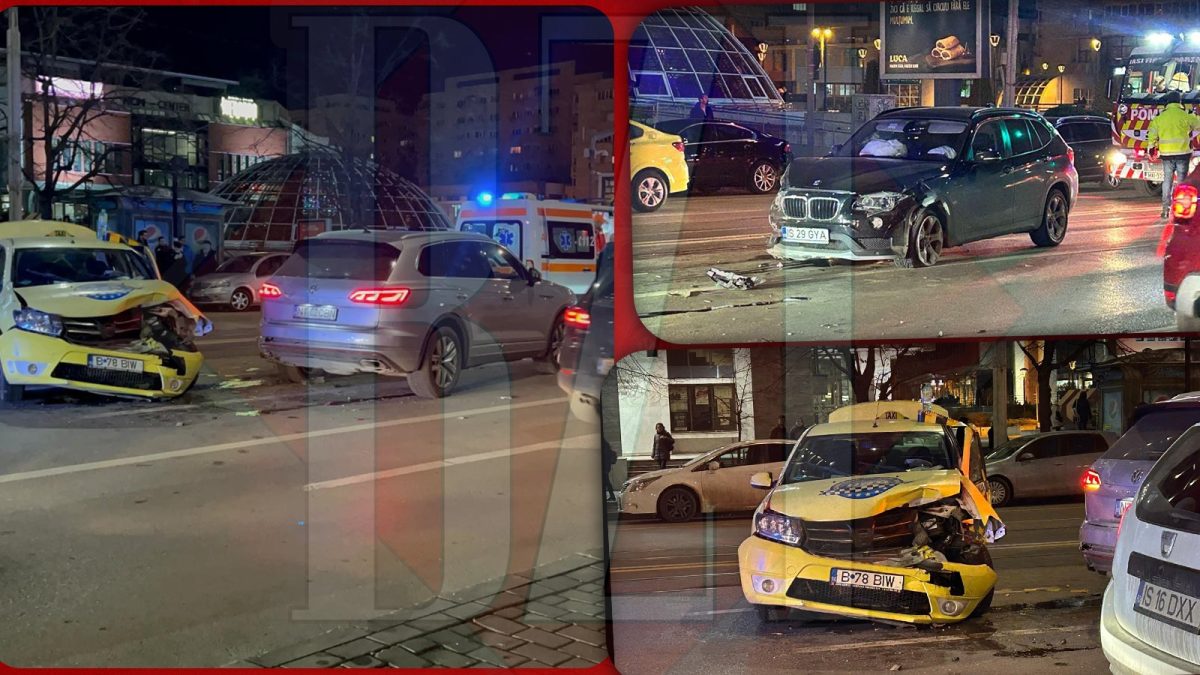 Accident rutier în municipiul Iași! Patru autoturisme au fost implicate în coliziune, iar două persoane au nevoie de asistență medicală – FOTO, UPDATE, LIVE VIDEO