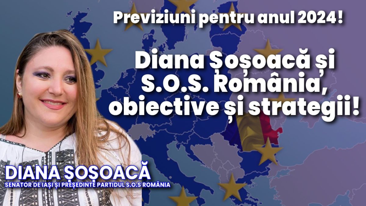 Senatorul de Iaşi, Diana Șoșoacă, previziuni pentru anul 2024, la BZI LIVE