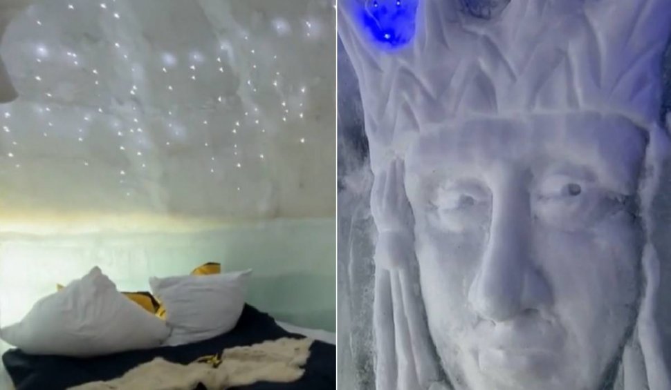 Hotelul de Gheață de la Bâlea Lac s-a deschis parțial și își așteaptă turiștii