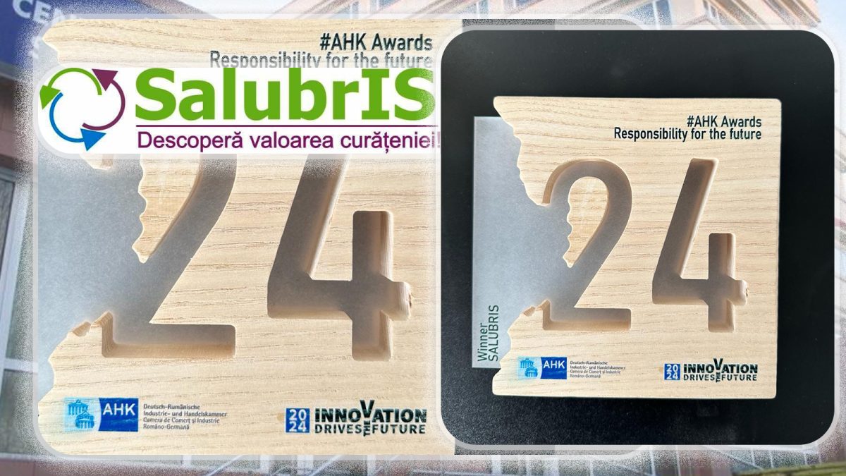 Salubris a câștigat premiul „Responsabilitate pentru Viitor” la AHK Awards România în fața unor companii de renume din Germania și din țară – FOTO
