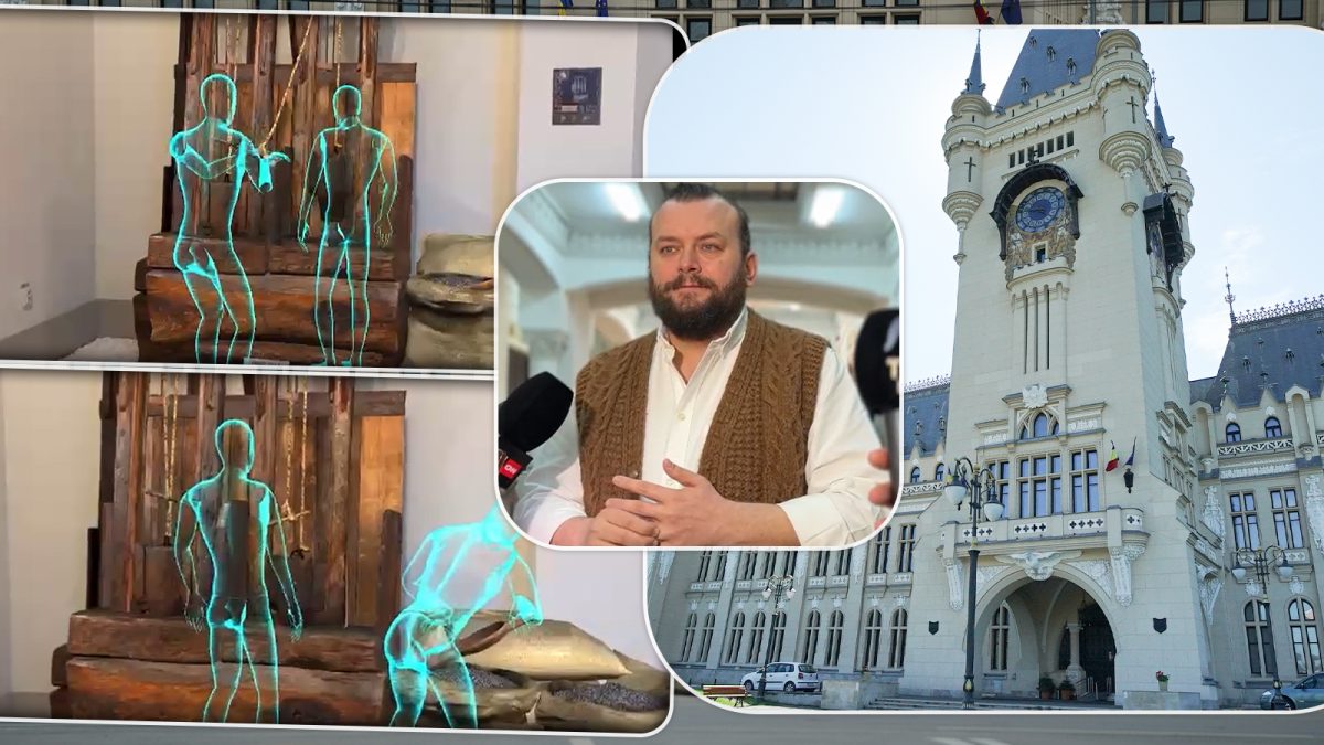 La Iași a fost lansată cea mai interesantă aplicație! Vizitatorii Palatului Culturii pot da viață obiectelor de patrimoniu cu propriul telefon – FOTO/VIDEO