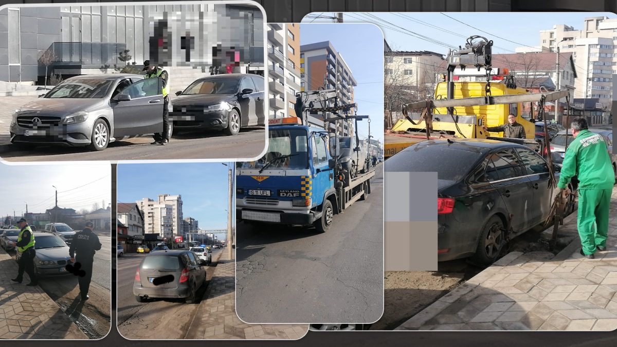 Razie pe un bulevard important din Iași. Polițiștii locali au ridicat 6 mașini dintr-un foc: „Noi vom fi zilnic acolo de acum” – FOTO