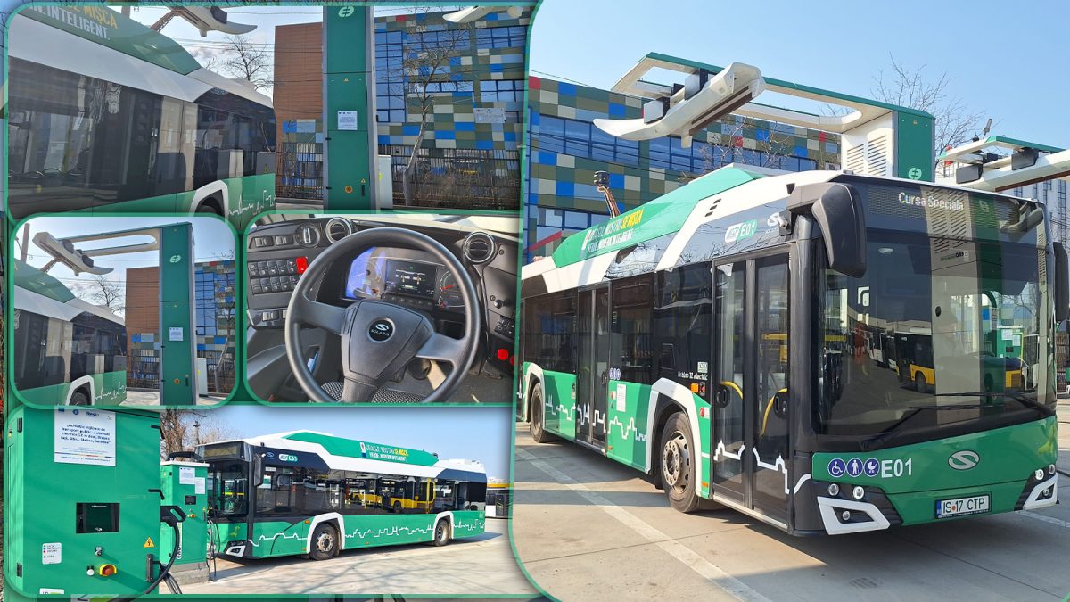 CTP Iași a instalat 50 de stații de încărcare pentru autobuzele electrice. Autonomia unei baterii este de până la 140 km – FOTO/VIDEO