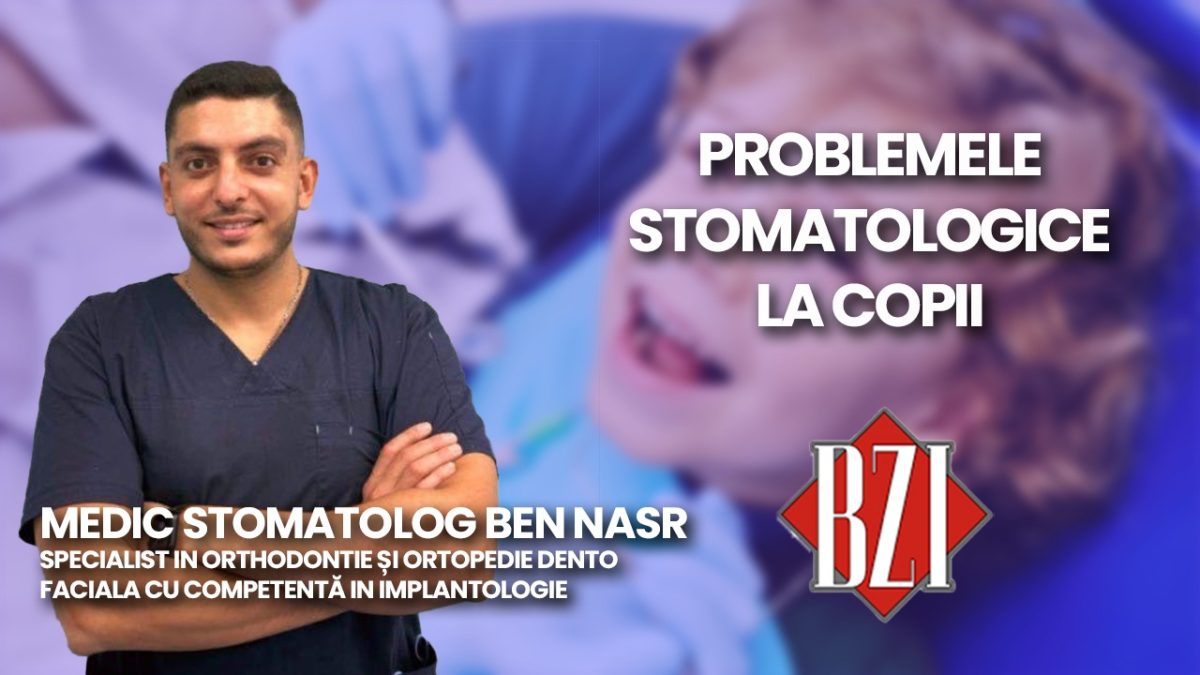Dr. Billy Ben Nasar medic stomatolog specialist în ortodontie și ortopedie dento facială cu competentă în implantologie discută în emisiunea BZI LIVE despre afecțiunile parodontologice cu care se confruntă copiii