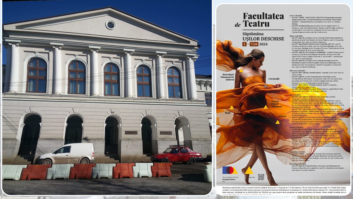 Începe săptămâna ușilor deschise la Facultatea de Teatru a Universității Naționale de Arte „George Enescu” Iași – FOTO