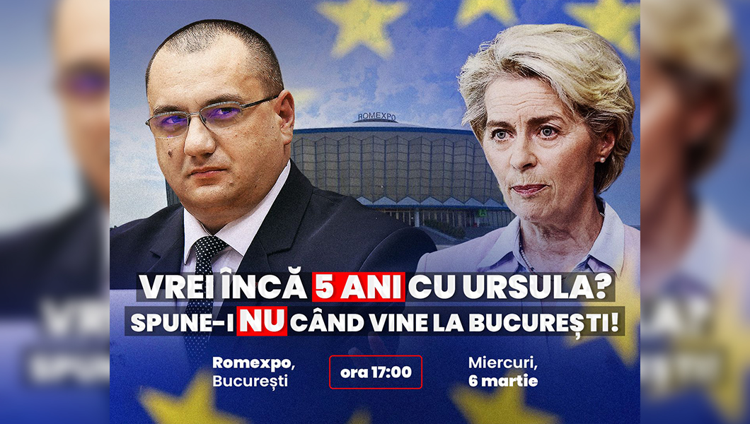 Ursula von der Leyen vine la București pentru a fi validată la congresul PPE