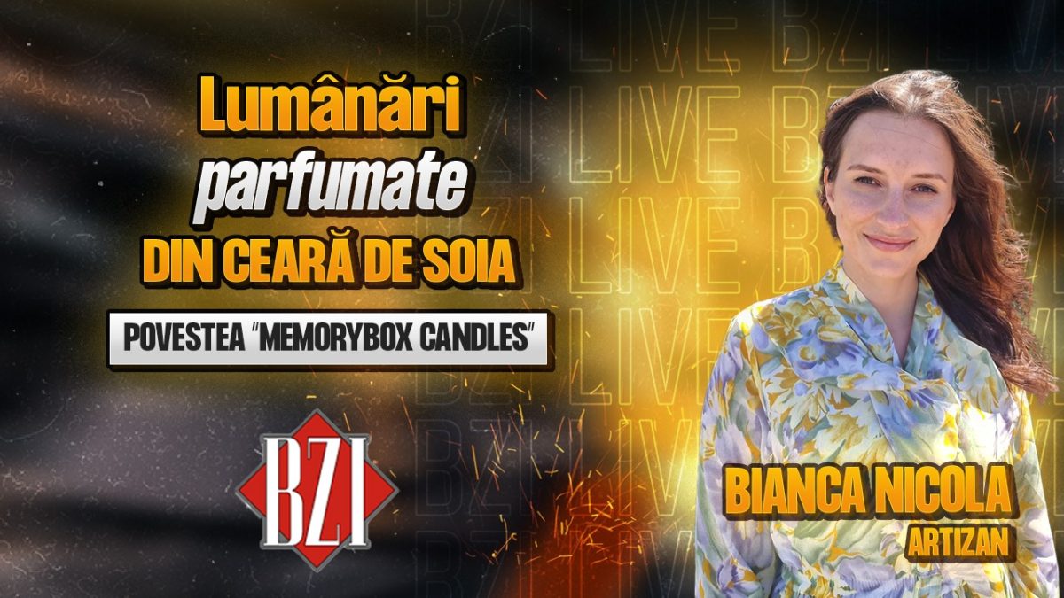 Lumânări parfumate din ceară de soia! Bianca Nicola, artizan, povestește pentru BZI LIVE despre povestea “MemoryBox Candles”