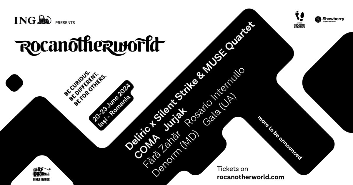 Un nou val de artiști ia cu asalt line-up-ul Mainstage Rocanotherworld, în timp ce primele nume au fost confirmate pentru Electronic Stage